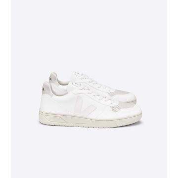 Veja V-10 CWL Women's Sneakers White/Beige | NZ 656UZG